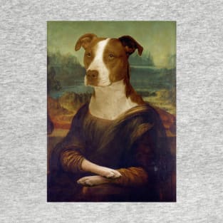 Mona Lisa Pit Bull T-Shirt